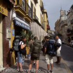 City of Seville tourists Santa Crus