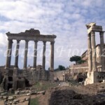 Roma - Tempio di Saturnio. A destra il tempio di Castore e Polluce / Temple of Saturnio. On the rught, the temple of Castore and Polluce
Foto Fabrizio Fiorenzano