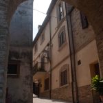 Tortoreto (TE) Italy - August 13 2024 - stairs that connect Piazza della fiera to the ancient city