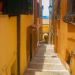 Tortoreto (TE) Italy - August 13 2024 - historic center of Tortoreto and its medieval streets