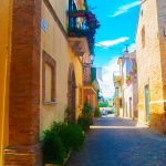 Tortoreto (TE) Italy - August 13 2024 - historic center of Tortoreto and its medieval streets