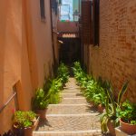 Tortoreto (TE) Italy - August 13 2024 - historic center of Tortoreto and its medieval streets adorned with plants