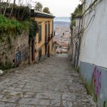 Italy, Naples - The Pedamentina Stairs of St. Martino in Naples The Pedamentina Stairs in Naples