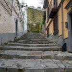 Italy, Naples - The Pedamentina Stairs of St. Martino in Naples The Pedamentina Stairs in Naples