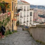 Italy, Naples - The Pedamentina Stairs of St. Martino in Naples Italy, Naples - The Pedamentina Stairs of St. Martino