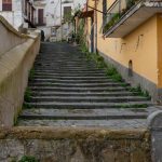 Italy, Naples - The Pedamentina Stairs of St. Martino in Naples Italy, Naples - The Pedamentina Stairs of St. Martino