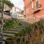Italy, Naples - The Pedamentina Stairs of St. Martino in Naples