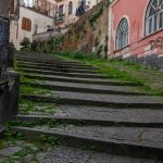 Italy, Naples - The Pedamentina Stairs of St. Martino in Naples Italy, Naples - The Pedamentina Stairs of St. Martino