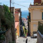 The historic Petraio stairway in the heart of Naples