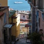 The historic Petraio stairway in the heart of Naples