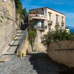 The historic Petraio stairway in the heart of Naples