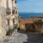 The historic Petraio stairway in the heart of Naples