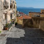 The historic Petraio stairway in the heart of Naples