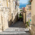 The historic Petraio stairway in the heart of Naples