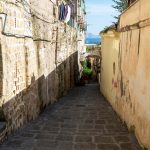 The historic Petraio stairway in the heart of Naples