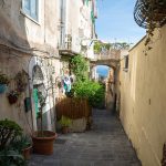 The historic Petraio stairway in the heart of Naples