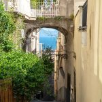 The historic Petraio stairway in the heart of Naples