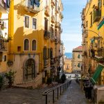 The historic Petraio stairway in the heart of Naples