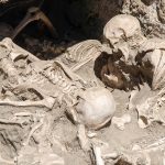 Skeletons Archaeological excavations of Herculaneum