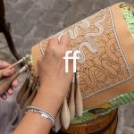 Marche, Offida lace makers the traditional workmanship of bobbin lace