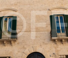 Italy, Trani - old building in downtown Trani