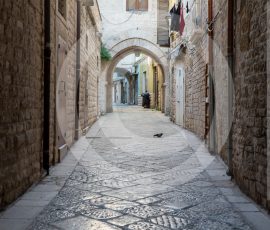Trani, Italy - 03 May 2026 - Via Rodunto